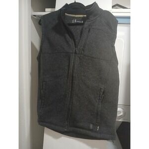Smartwool Echo Lake Vest Mens MED Full Zip Performance Wool Blend Outdoor Hike